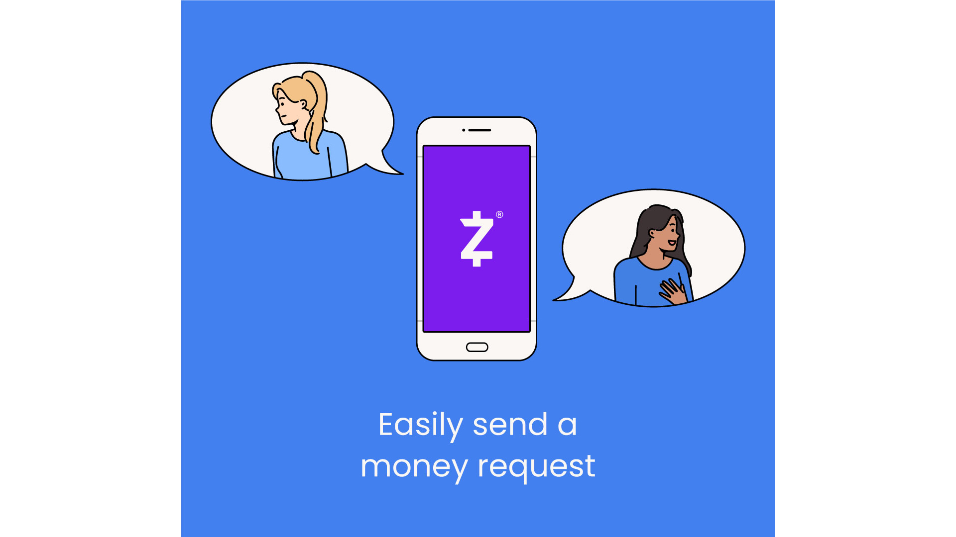 Zelle Receive Money Animation