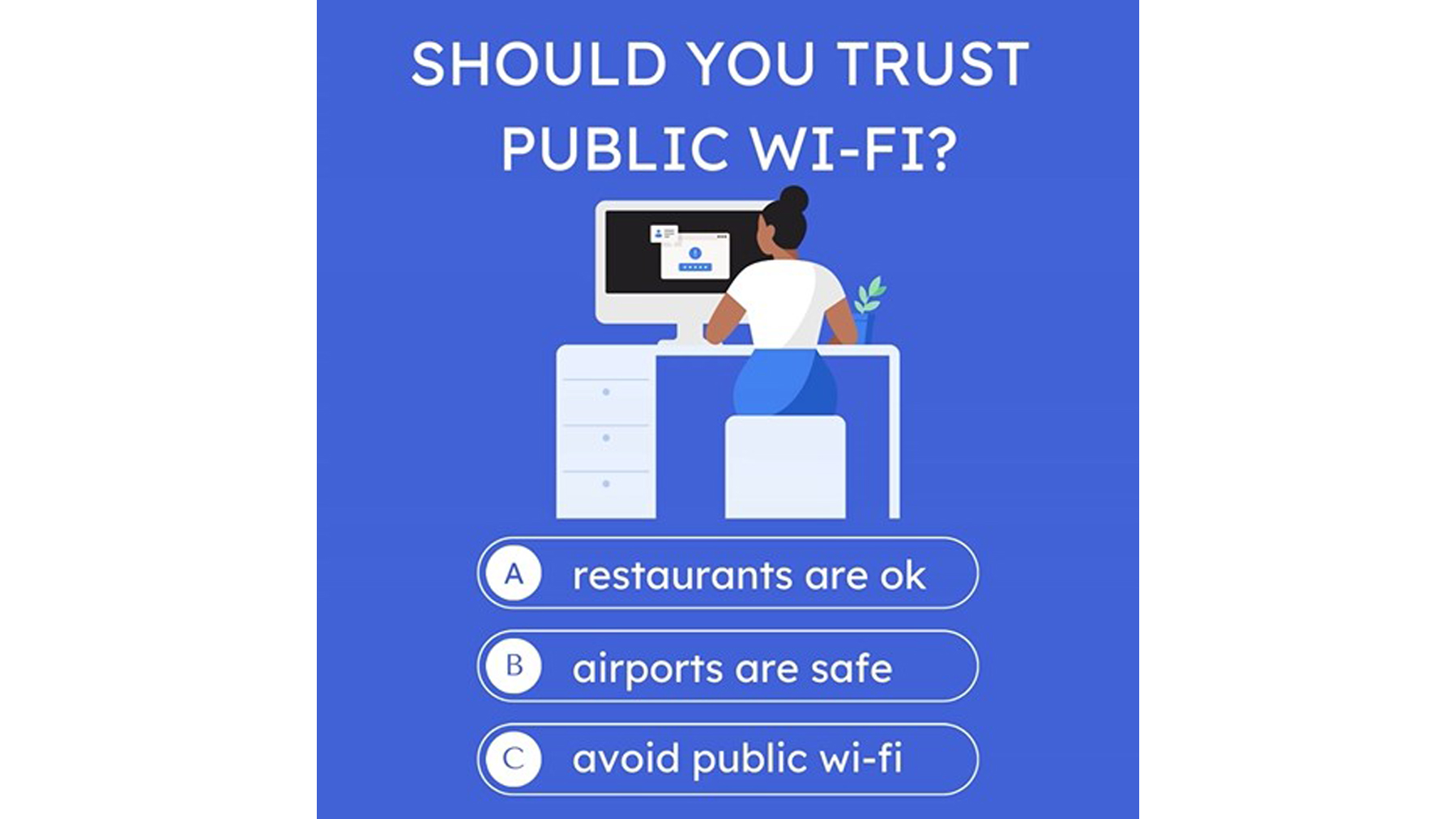 Safety Avoid Public Wi-fi Animation