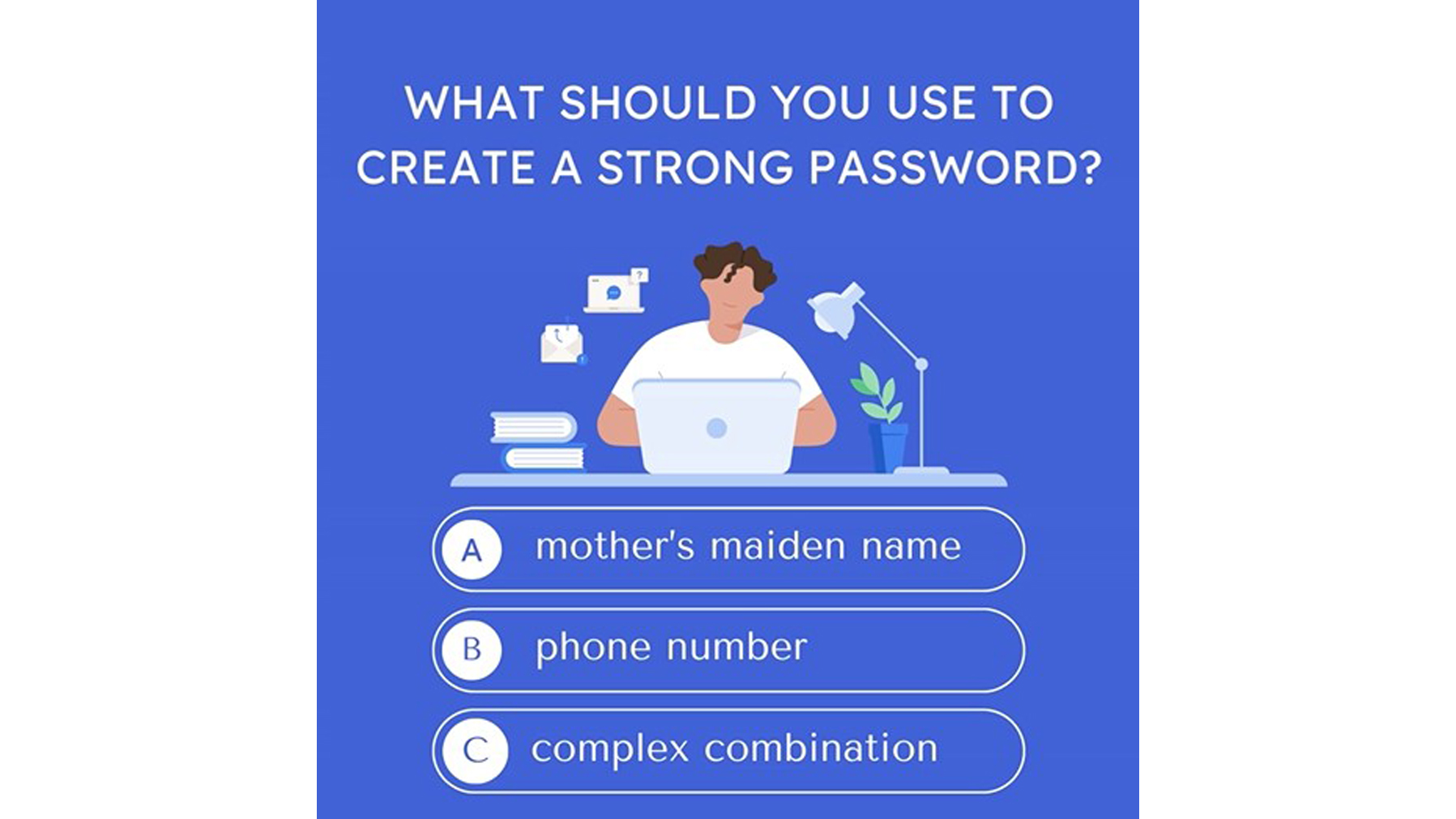 Safety Create a Strong Password Animation